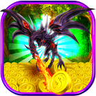 Black Dragon Coin Dozer ไอคอน