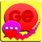 GO SMS PRO Lovely Hearts theme ikona