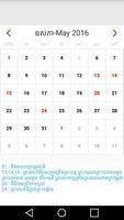 Khmer Calendar ប្រតិទិនខ្មែរ imagem de tela 1