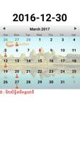 Khmer Calendar 2017 Affiche