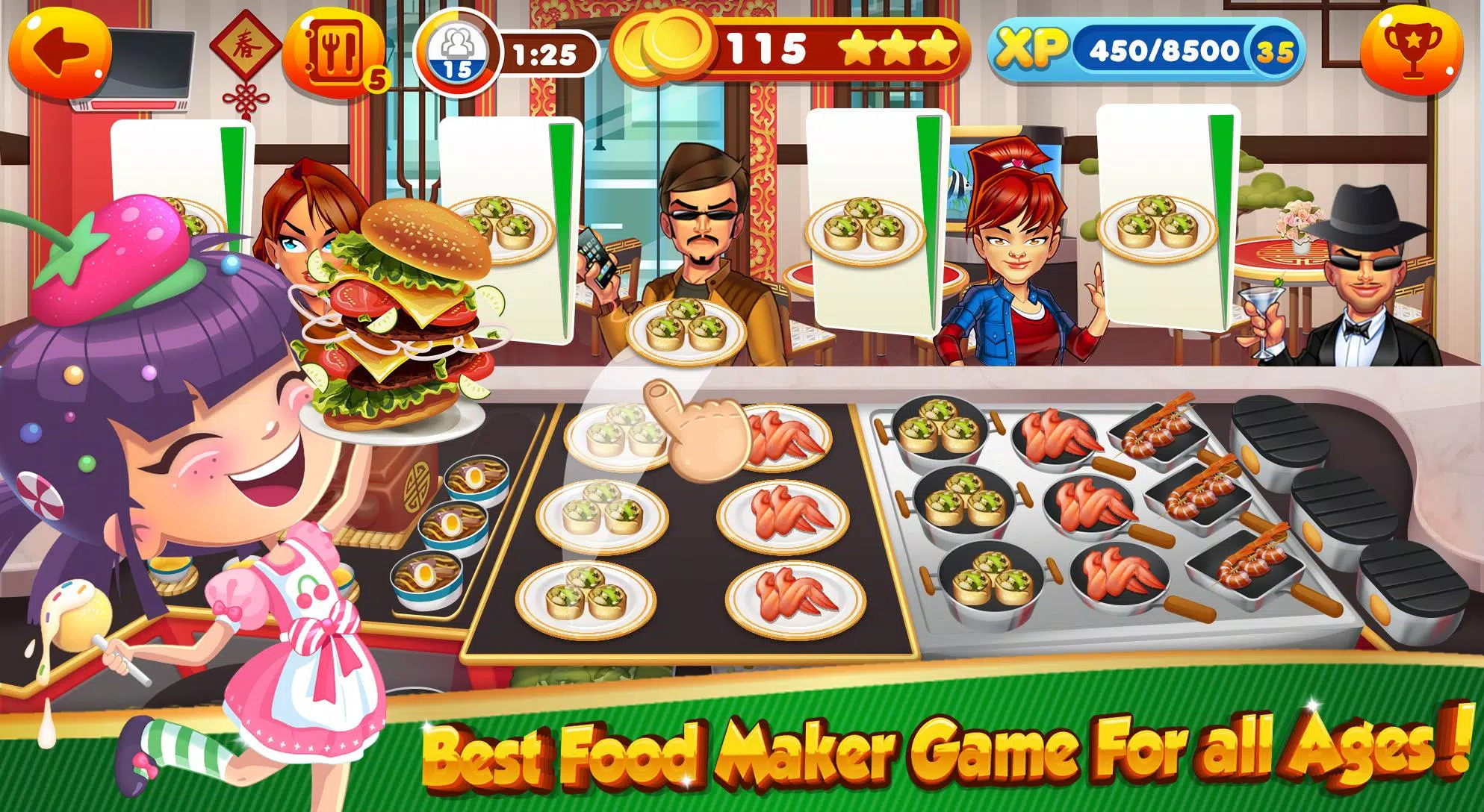 Download do APK de jogo de restaurante de chef de para Android