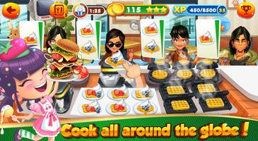 Cooking Games for Girls - Burger Chef & Food Fever capture d'écran 1