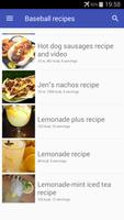 Baseball recipes screenshot 3