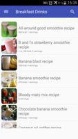 Breakfast drinks recipes with photo offline poster