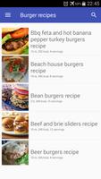 Burger recipes poster