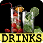 Drinks and cocktails recipes with photo offline ícone