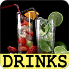 Drinks and cocktails recipes with photo offline icon