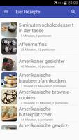 Eier rezepte app in Deutsch kostenlos offline poster