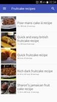 Fruitcake recipes poster