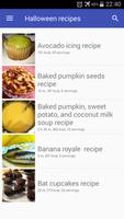 Halloween recipes постер