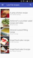 Low-Fat recipes poster