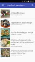 Low-Carb Appetizers recipes free app offline book poster