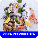 Vis en zeevruchten recepten app nederlands gratis icône