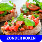 Recepten zonder koken app nederlands gratis ícone