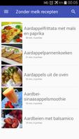 Zonder melk recepten poster