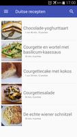 Duitse recepten app Nederlands gratis kookboek پوسٹر