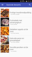 Gezonde desserts Affiche