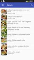 Salad recipes free. Recipes with calories offline Affiche