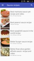 Sauces recipes Affiche