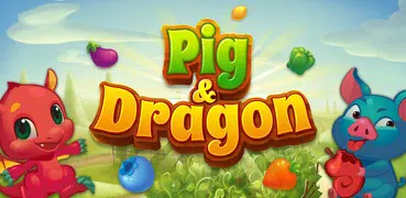 Pig & Dragon Saga  - Cute Free Match 3 Puzzle Game