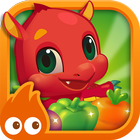 Pig & Dragon Saga  - Cute Free Match 3 Puzzle Game آئیکن