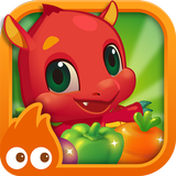Pig & Dragon Saga  - Cute Free Match 3 Puzzle Game أيقونة