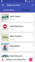Radios de Perú Affiche