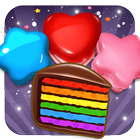 Rainbow Cookie jam Puzzle أيقونة