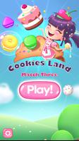 Poster Cookies Land - Match Three