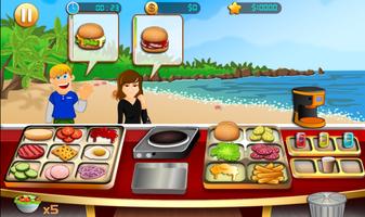 Cooking - Beach Yummy Burger Restaurant screenshot 2