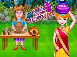 Create Pottery Factory - Game for Kids poster
