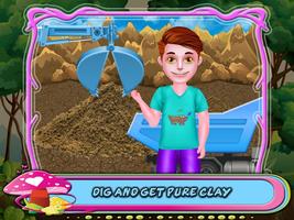 Create Pottery Factory - Game for Kids screenshot 1