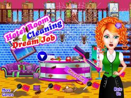 Hotel Room Cleaning Dream Job - Girls Game โปสเตอร์