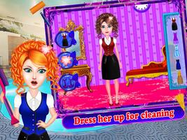 Hotel Room Cleaning Dream Job - Girls Game ภาพหน้าจอ 2