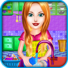 Dish Wash Kitchen Cleaning - Game for Girls icon