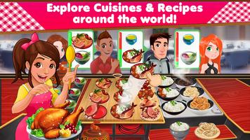 Jogos de culinária Restaurant Food & Burger Chef imagem de tela 3