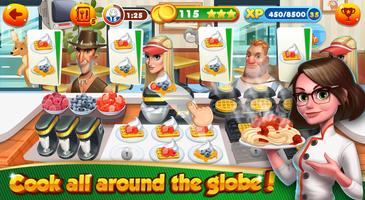 Cooking Games Craze Fever Chef Fast Food Kitchen Affiche