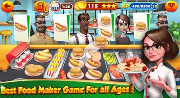 Cooking Games Craze Fever Chef Fast Food Kitchen screenshot 1