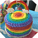 Gâteau d'anniversaire de cuisine arc-en-ciel APK