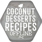 Coconut Desserts Recipes Offline icône