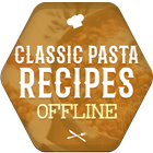Classic Pasta Recipes Offline icône