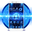 Cool Blue Gadget Technology Theme