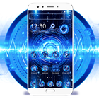 Cool Blue Gadget Technology Theme icône