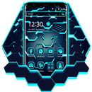 Cool Hexagon Tech Theme APK