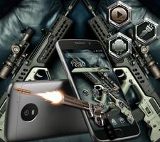 Cool Skin Gun Theme plakat