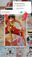 Cool Luffy Keyboard HD Cartaz