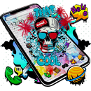 Cool Skull Graffiti Theme APK