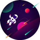 Thème Black Cool Space APK