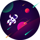 Black Cool Space Theme ikona
