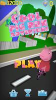 Cool pig run adventure poster
